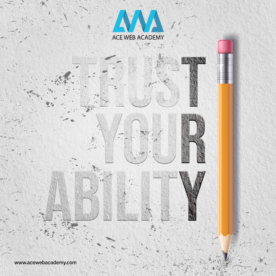 Acewebacademy's tweet image. Trust Your Ability, Let loose Your Potential.

Believe in the power within you to turn aspirations into achievements. Trust your ability, persevere through challenges, and pursue your goals with passion. Your journey is a testament to the incredible feats you can accomplish.