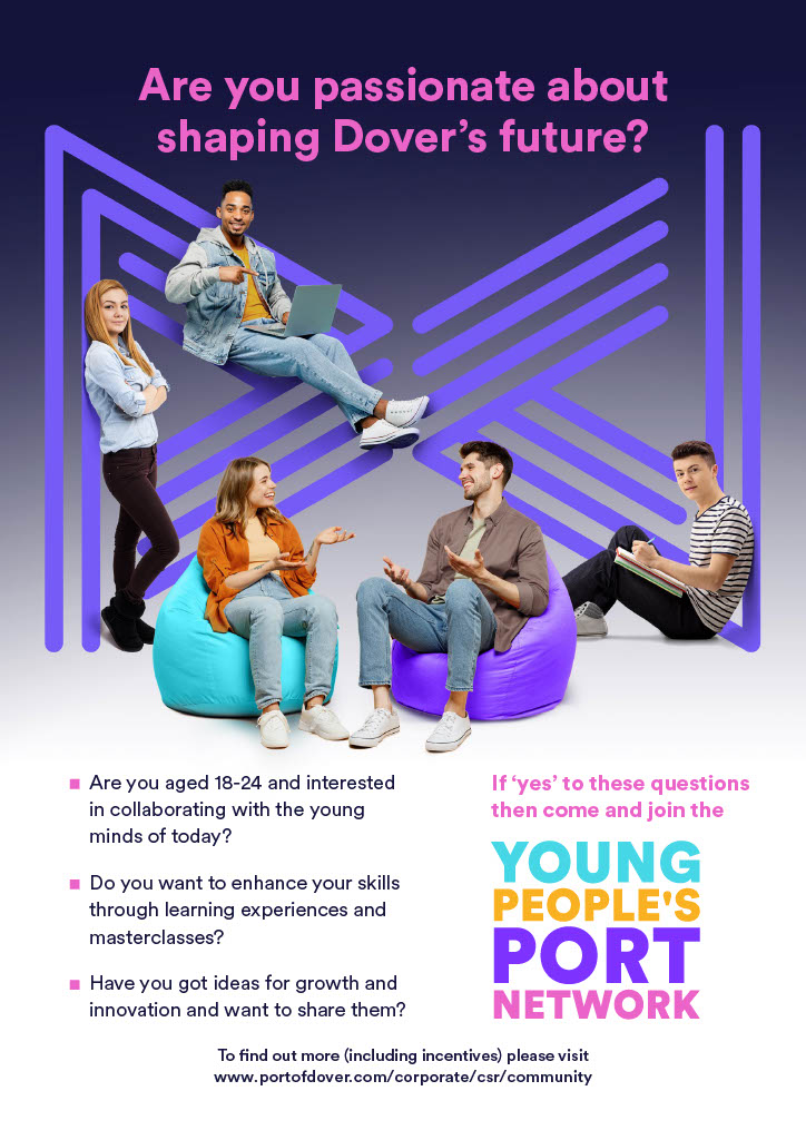 🚢Are you passionate about shaping Dover's future? 🚀 The Port of Dover launches Young People's Por Network, a new stakeholder group of 18–24-year-olds! 🙌 Visit here for further details. Applications are now open: portofdover.com/corporate/csr/…