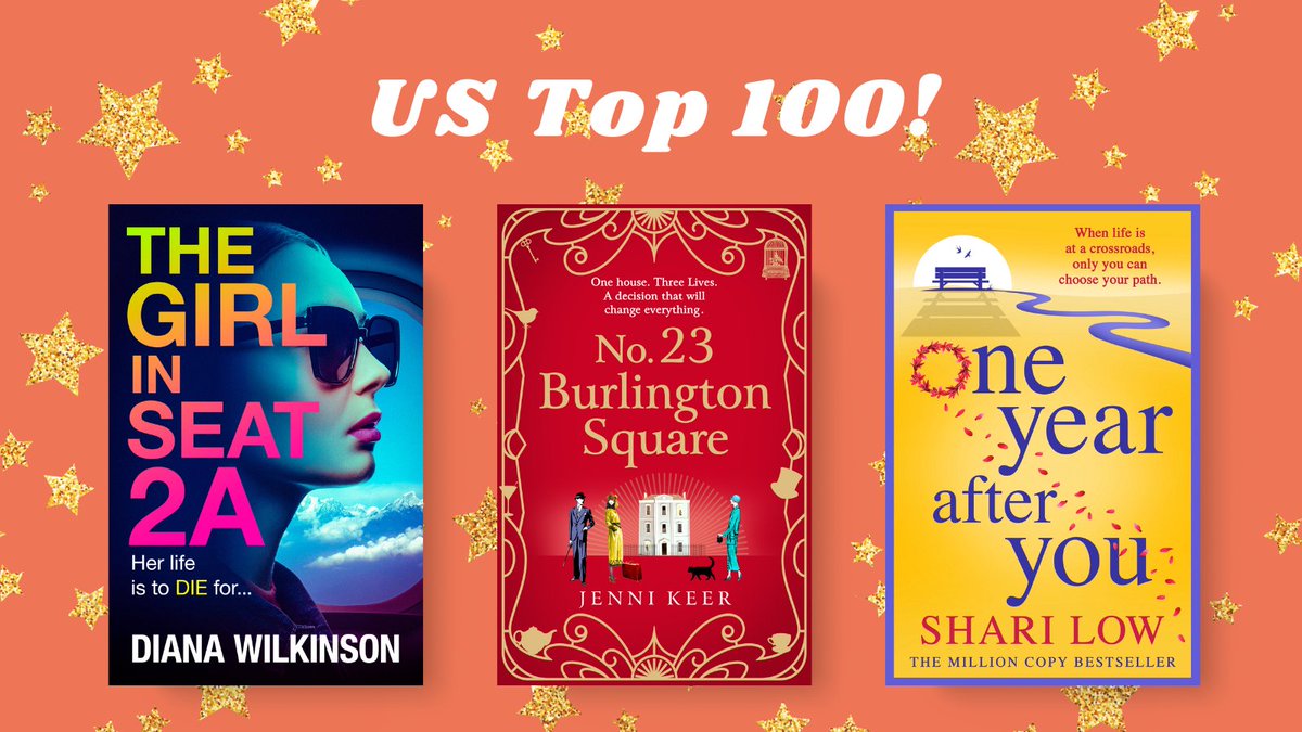 ⭐️ 3 IN THE US TOP 100 ⭐️ We're pleased to see 3 of our books in the Top 100 Kindle US chart! 🎉 Congratulations @DiWilkinson2020, @JenniKeer and @ShariLow!