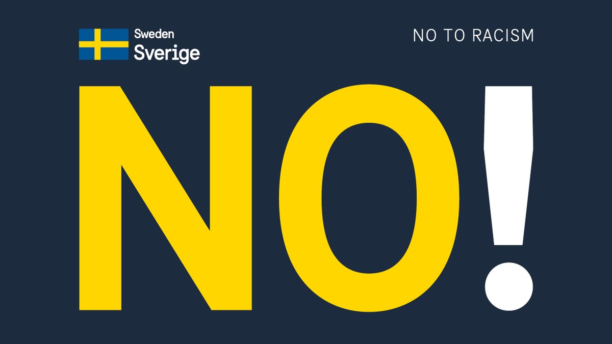 Today is the International Day for the Elimination of Racial Discrimination. Sweden condemns racism in all its forms and continues to fight for the concept of the equal value of all people. Read more here: government.se/government-pol… #Swedenfightsracism #Fightracism