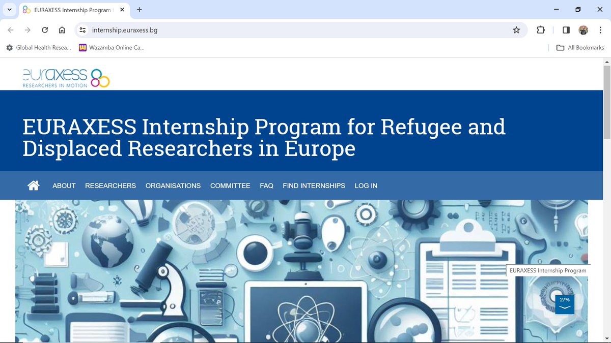 🌍 Exciting news!  Internship Program for refugee and displaced researchers in Europe! 🚀 Don't miss this incredible opportunity to gain valuable experience. More here internship.euraxess.bg] #RefugeeResearch #Internship #EURAXESS