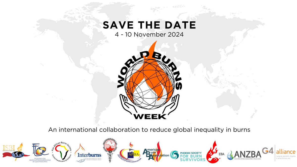 Delighted to be working together to highlight global inequalities in burn prevention and care - and take action! #worldburnsweek