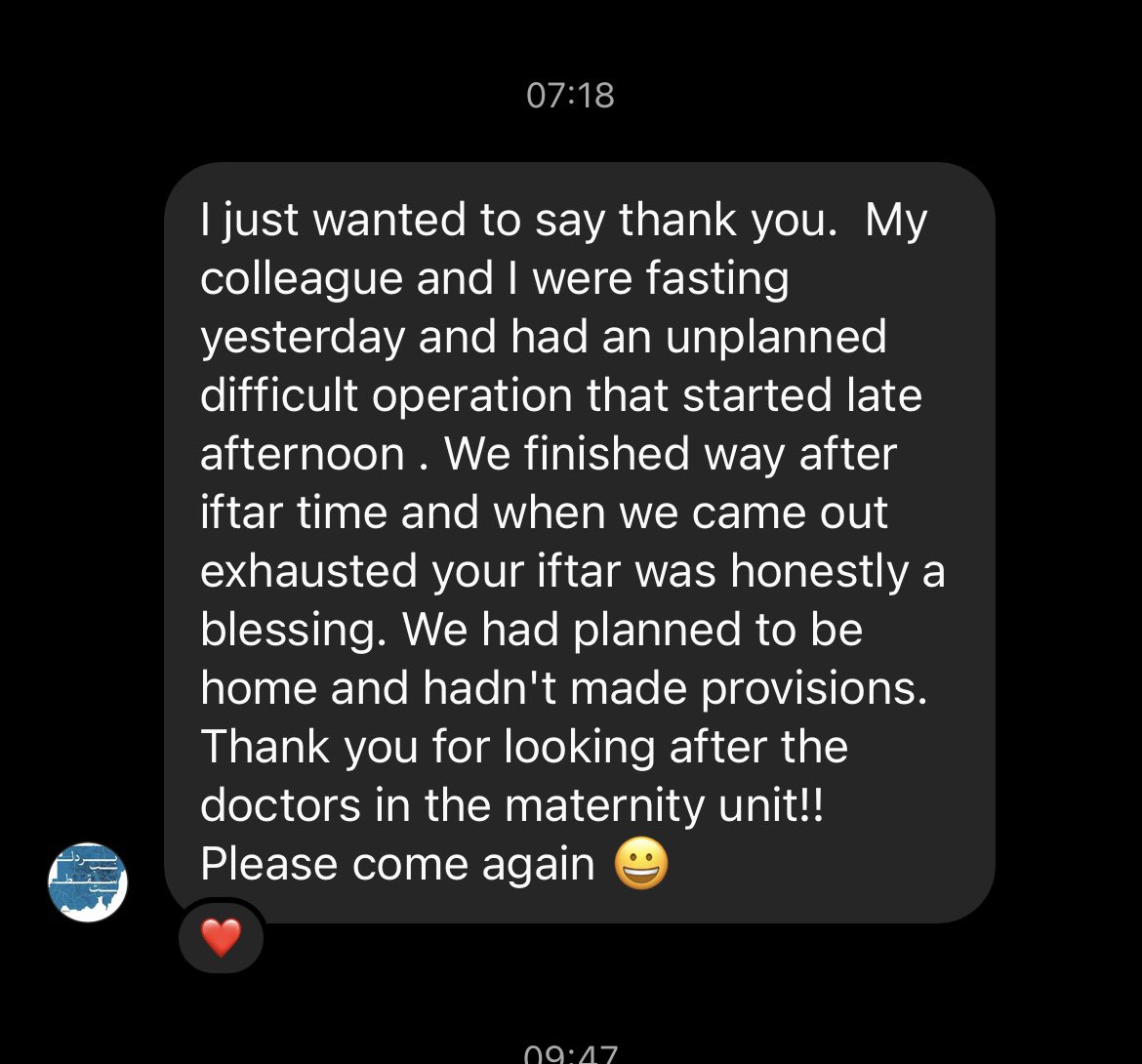 Hospital Iftars tweet media