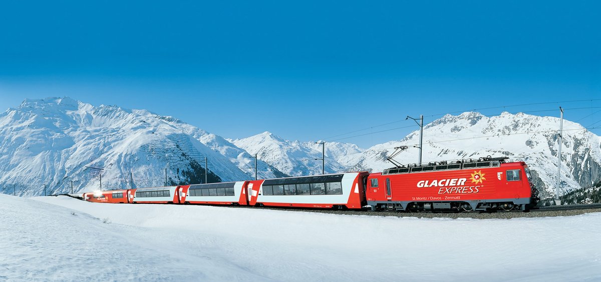baroqueaccess's tweet image. Experience alpine #luxury with the new @glacierexpress_ #ExcellenceClass ! Guaranteed panoramic window seats, 5-course regional menus, concierge service &amp;amp; the Glacier Bar elevate your journey through the #SwissAlps between St. Moritz &amp;amp; Zermatt. From CHF 470. #GlacierExpress