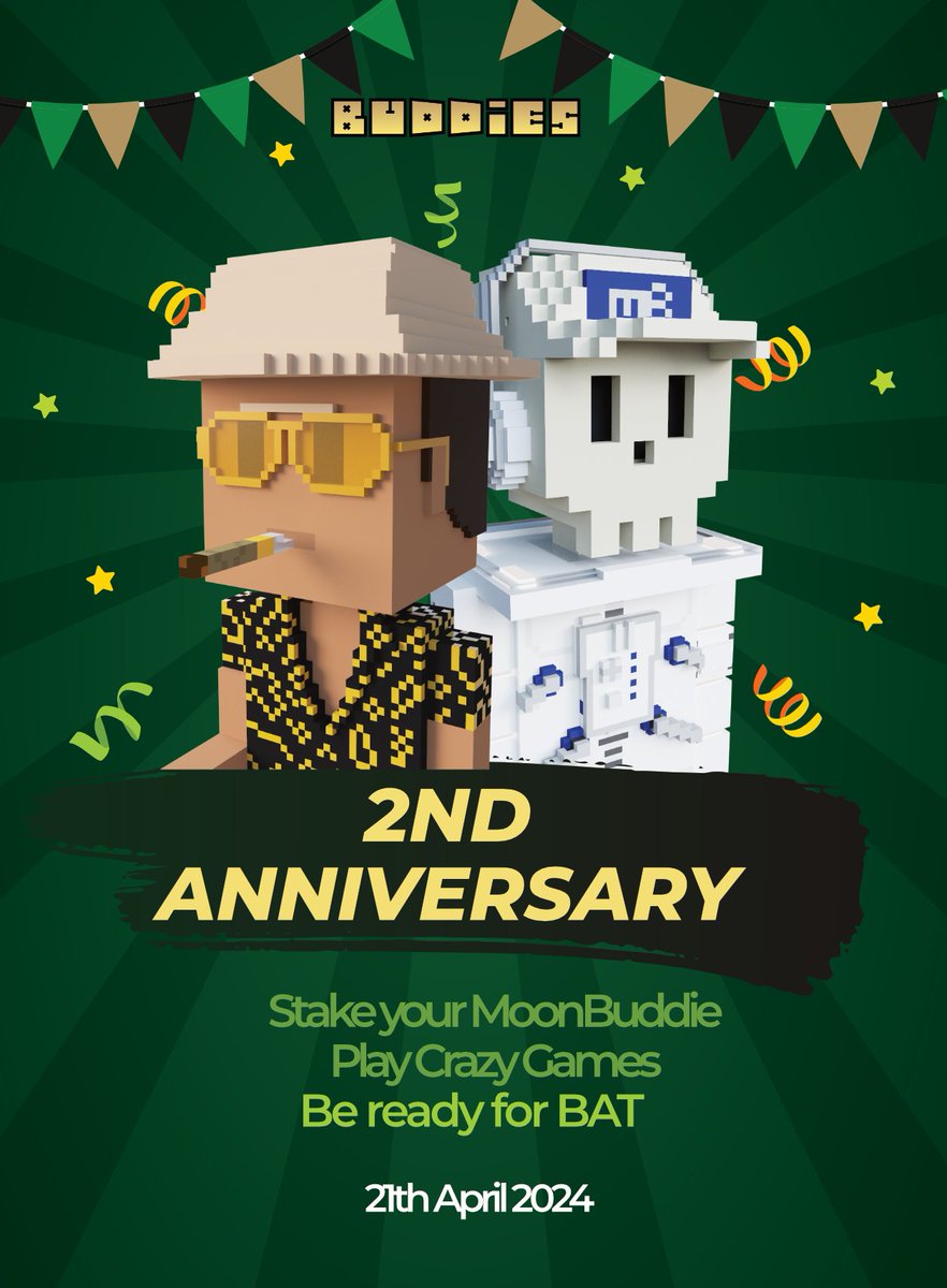 2 years of BUDDIES 🎉🎉