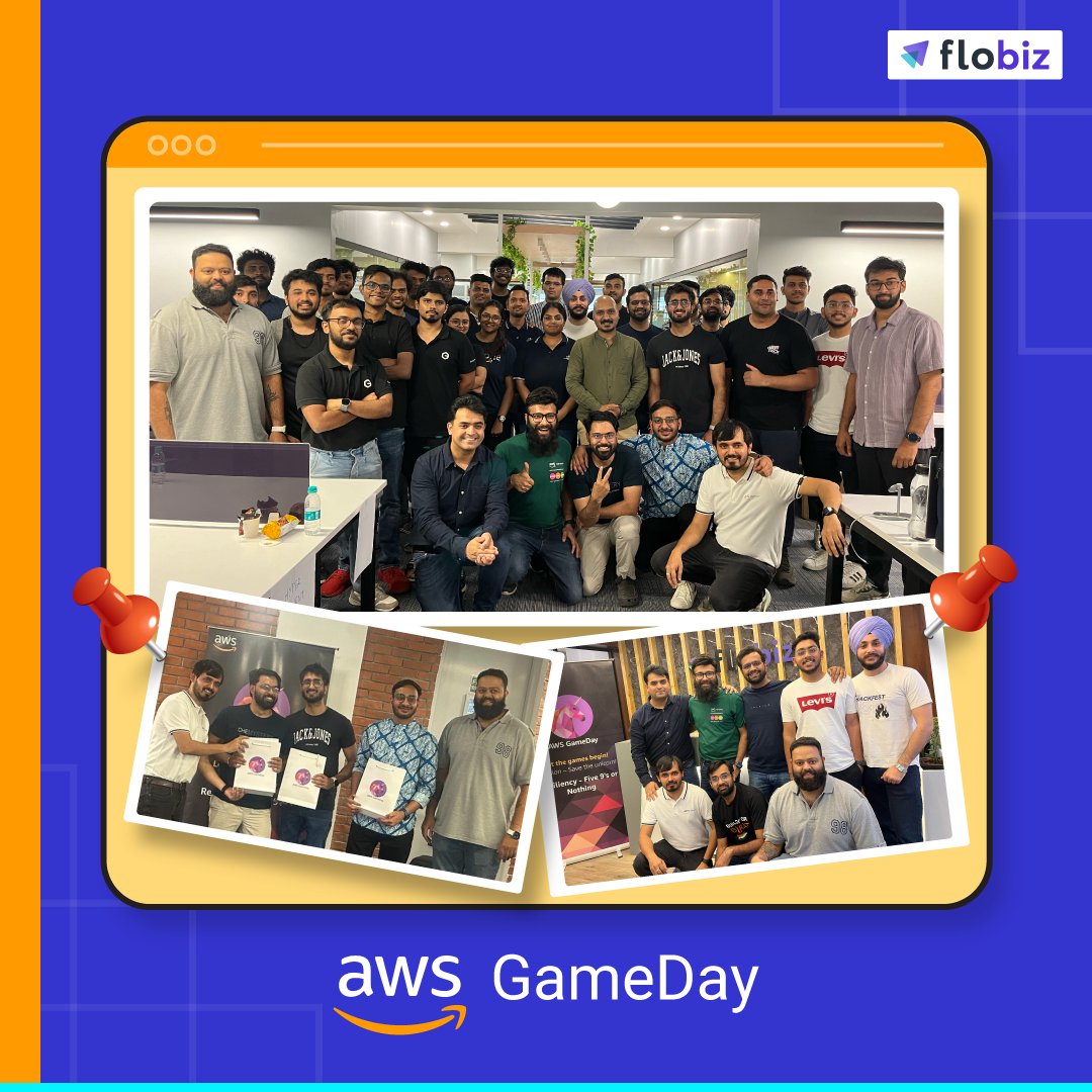 <a href="/FloBizOfficial/">FloBiz</a> proudly hosted 'AWS GameDay' event yesterday. 
From solving complex problems to collaborating with the team, the event was a thrilling journey into the world of AWS, cloud computing &amp; resiliency.
Big shoutout to <a href="/awscloud/">Amazon Web Services</a> and everyone who made this day a success🚀