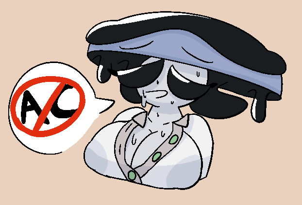 KrabbshackNSFW's tweet photo. The AC in the office keeps breaking, i wonder why? https://t.co/W2FEZI2cy8