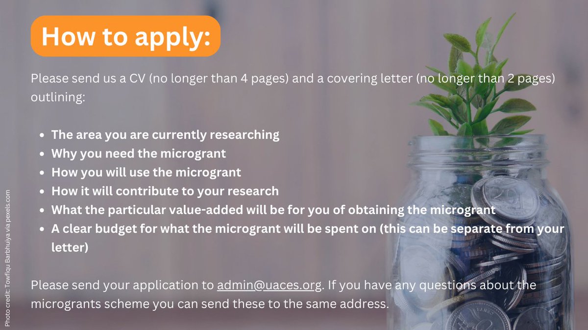 📢 Calling all researchers! UACES Microgrants are here to support your research endeavours. Grants of £100 to £500 available for one-off research costs. Apply by 31 March 2024. Don't miss out! Learn more and apply today 👉 uaces.org/funding/microg… #UACES #Microgrants #Research