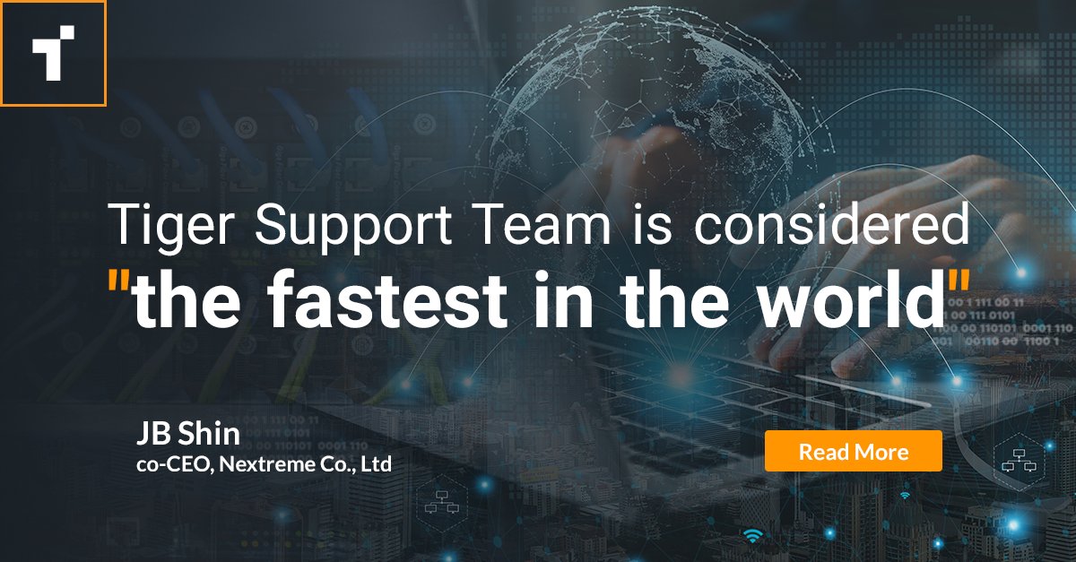 We are delighted to receive recognition for our #CustomerSupport services from our esteemed channel #partner, Nextreme Co., Ltd. 
👉 tiger-technology.com/hardware/integ…

#TigerTechnology #OnPrem #DataStorage #DataManagement #TigerBox #SAN #NAS #SharedStorage #StorageSolution #SouthKorea