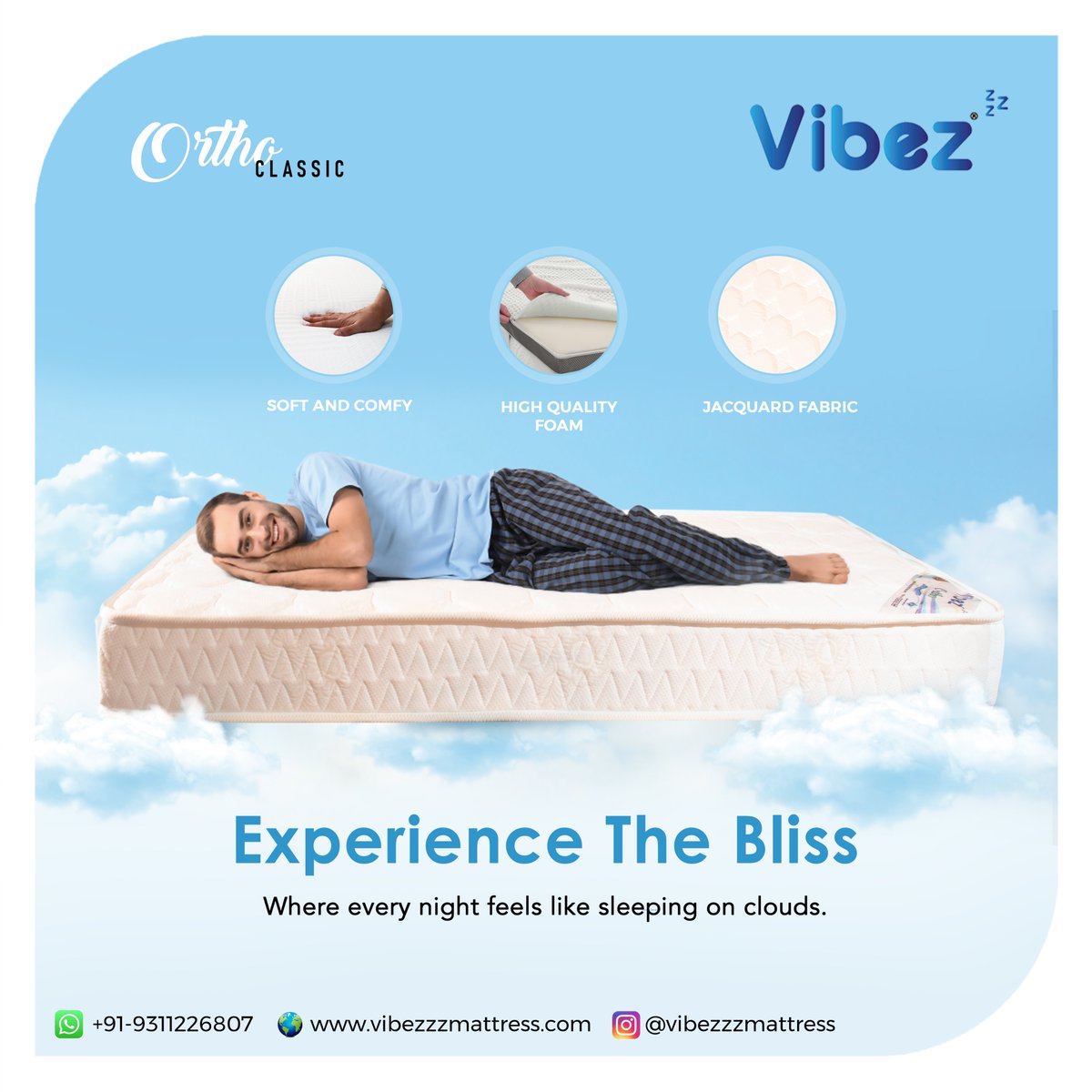 VibezzzzOffical's tweet photo. Experience unmatched comfort and enhance your sleep with our premium selection of luxurious mattresses. 
🌐Visit us: https://t.co/ya1MhV8Sdg
📞contact us: +91-9311226807
#mattress #bed #sleep #bedroom #furniture #mattresses #pillow #beds #homedecor #comfort #bedding #home #sofa https://t.co/TkNV6Z2GB2