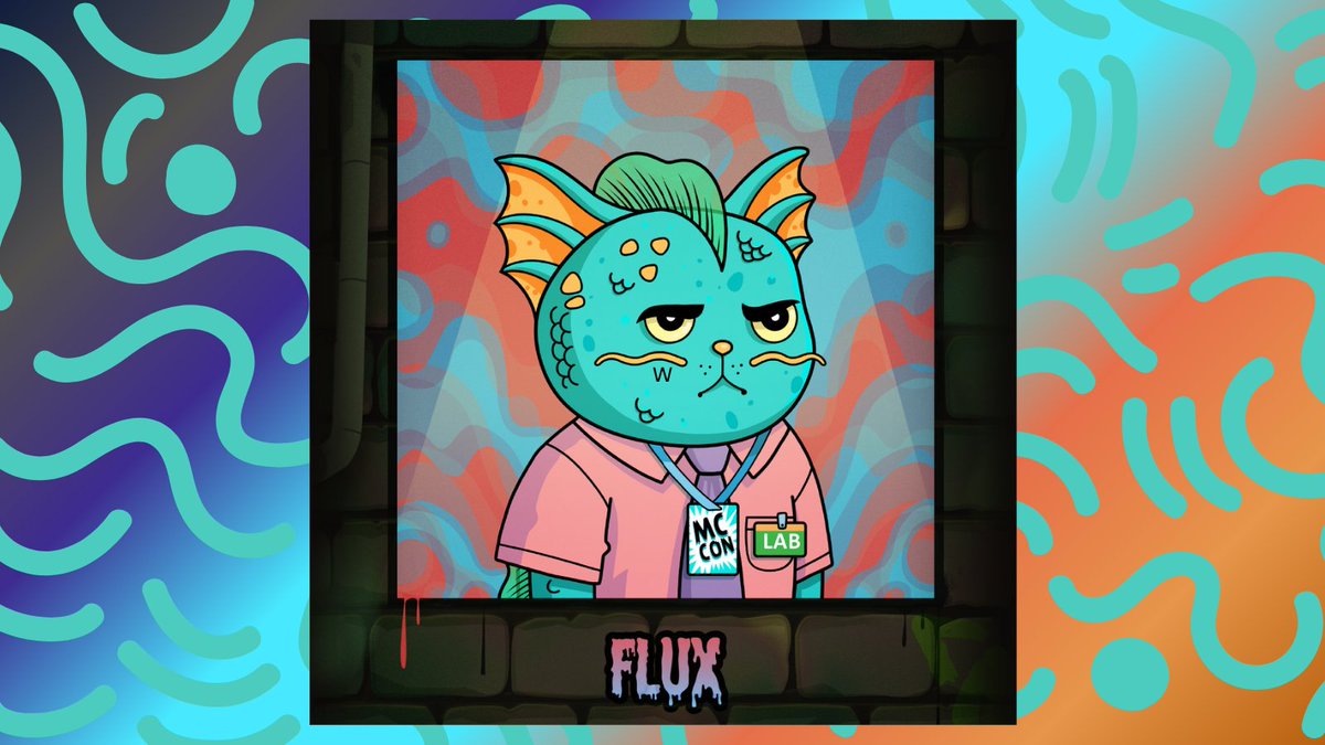 Meet a Mutant Cat! Flux is your everyday guy, just with a few more whiskers. Smart and resourceful, Flux tries to balance being a good supervisor with being a good cat in general. bit.ly/3wb9wZK @spoon_cityy @VoodooBownz @jonny_handler @MFK00 @matthewmedney #MutantCats