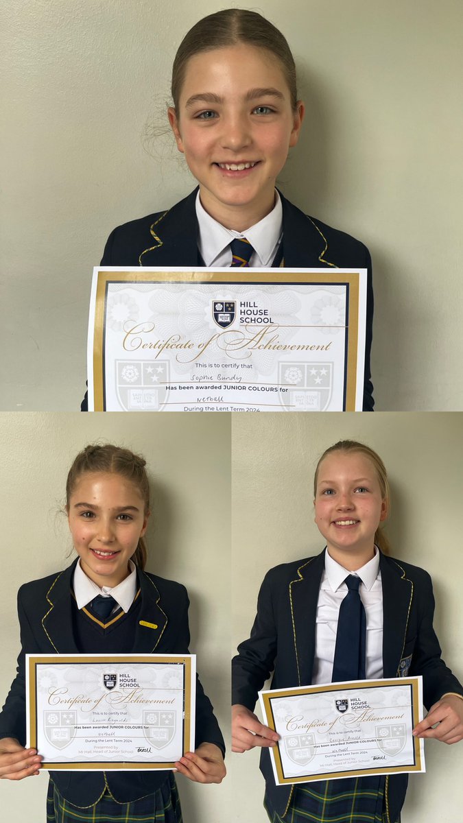HH_Juniors's tweet photo. 🏅Junior Colours 🏅 

A huge well done to the following children who have been awarded their Junior colours this term: 

🏑 Alexander, Joshua and Lucas 
🏐 Sophie, Louisa, Georgie, Ella and Bella 
🎶 William 

#TogetherWeCan #DoncasterIsGreat #SheffieldIsSuper https://t.co/elnO0XwzIt