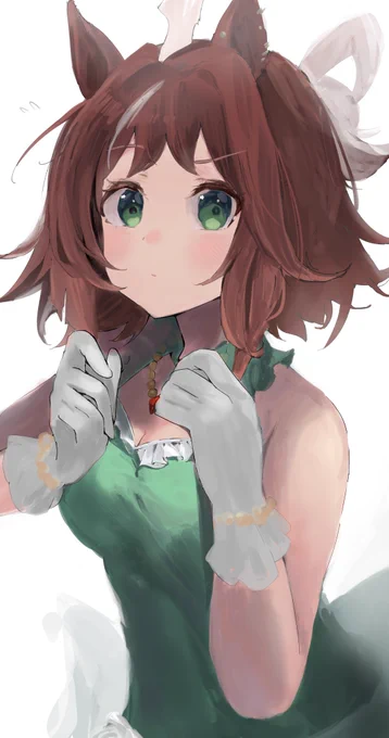 アニバ仕様のラインクラフトも可愛すぎたので描きました#ウマ娘 