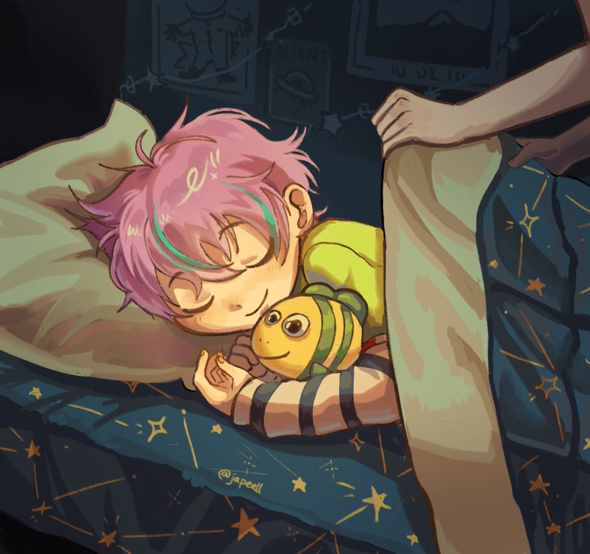 japeell's tweet photo. #Prsk_FA Good night 🌙🌠 https://t.co/JPSF301DVC