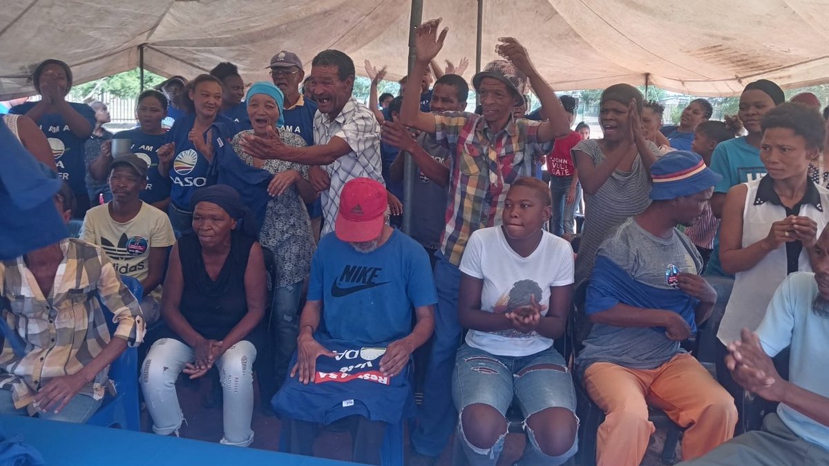 DA_NCape's tweet photo. ๐ฅThe DA convened a Human Rights Day gathering in #Raaswater.
The DA addressed the current impediments to access to quality health care and the DA's plan to rescue the health system.
With your vote we can rescue the Northern Cape #RescueSA https://t.co/eo2bmJaIXJ