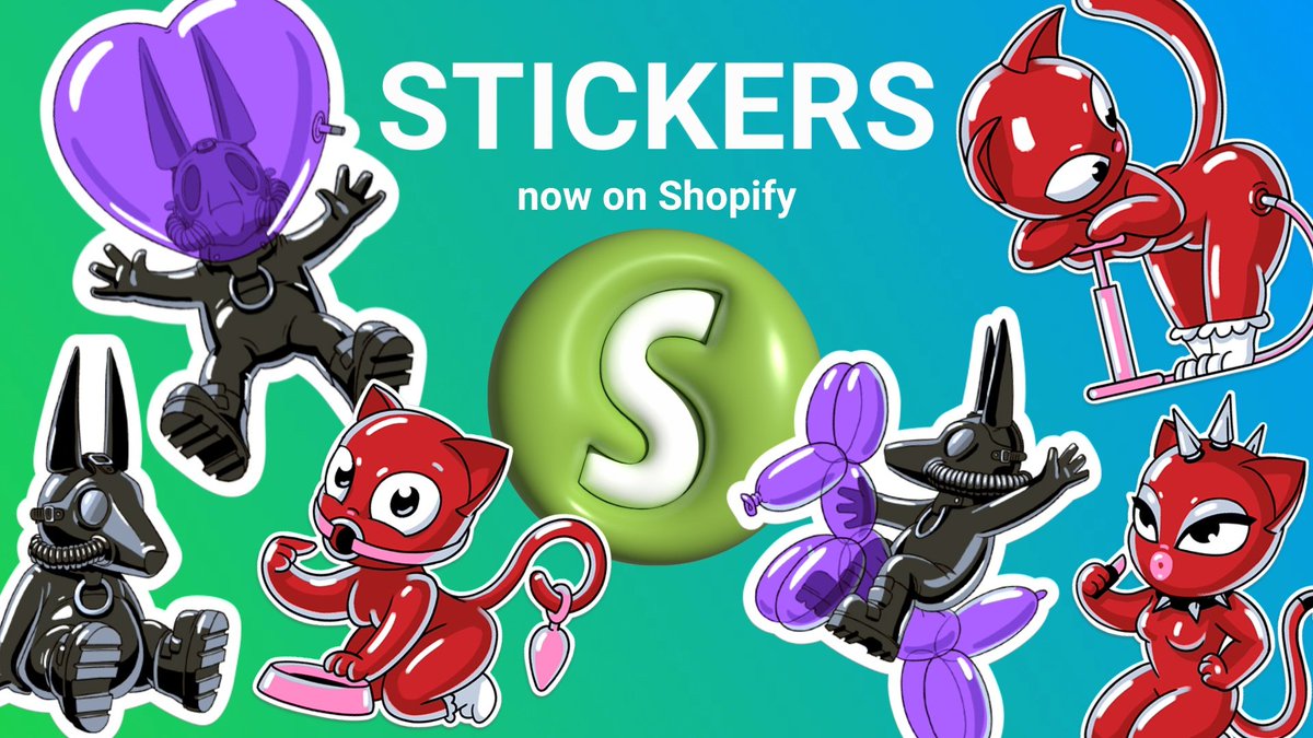 theyhuntforprey's tweet photo. Well, it's time to make sticker packs we've made for Telegram a reality! 
We've printed them and now they are available on Shopify https://t.co/rRfaj5khTx

There aren't many of them, so grab them before they slip away (they might! Have you seen their smooth shiny sides?) https://t.co/xfC5QttMve