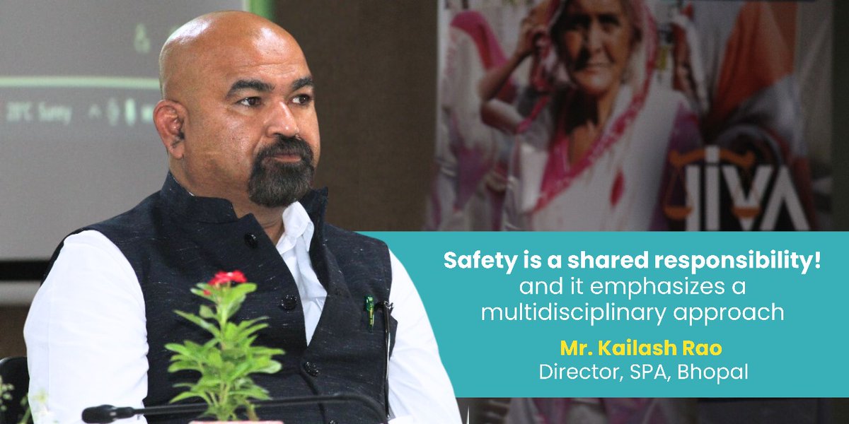 'Safety is a shared responsibility,' emphasizes Mr. Kailash Rao, Director of School of Planning and Architecture, Bhopal, at #JIVA2024. A call for a multidisciplinary approach in urban planning to ensure our cities safeguard everyone
#SafeCities #UrbanPlanning #SafeSpacesForWomen