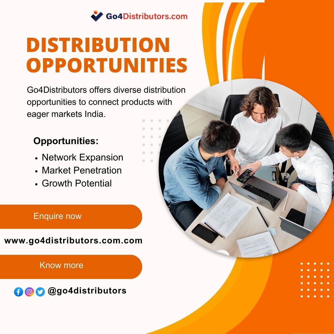 Go4distributor's tweet image. Strategic Distribution: Harnessing Go4Distributors for Business Expansion.

Visit:-www.go4distributors.com

#appointdistributors #getdistributorship #distributionopportunities #franchise #dealershipopportunities #wholesaledistributorship #LowCostBusinessOpportunities
