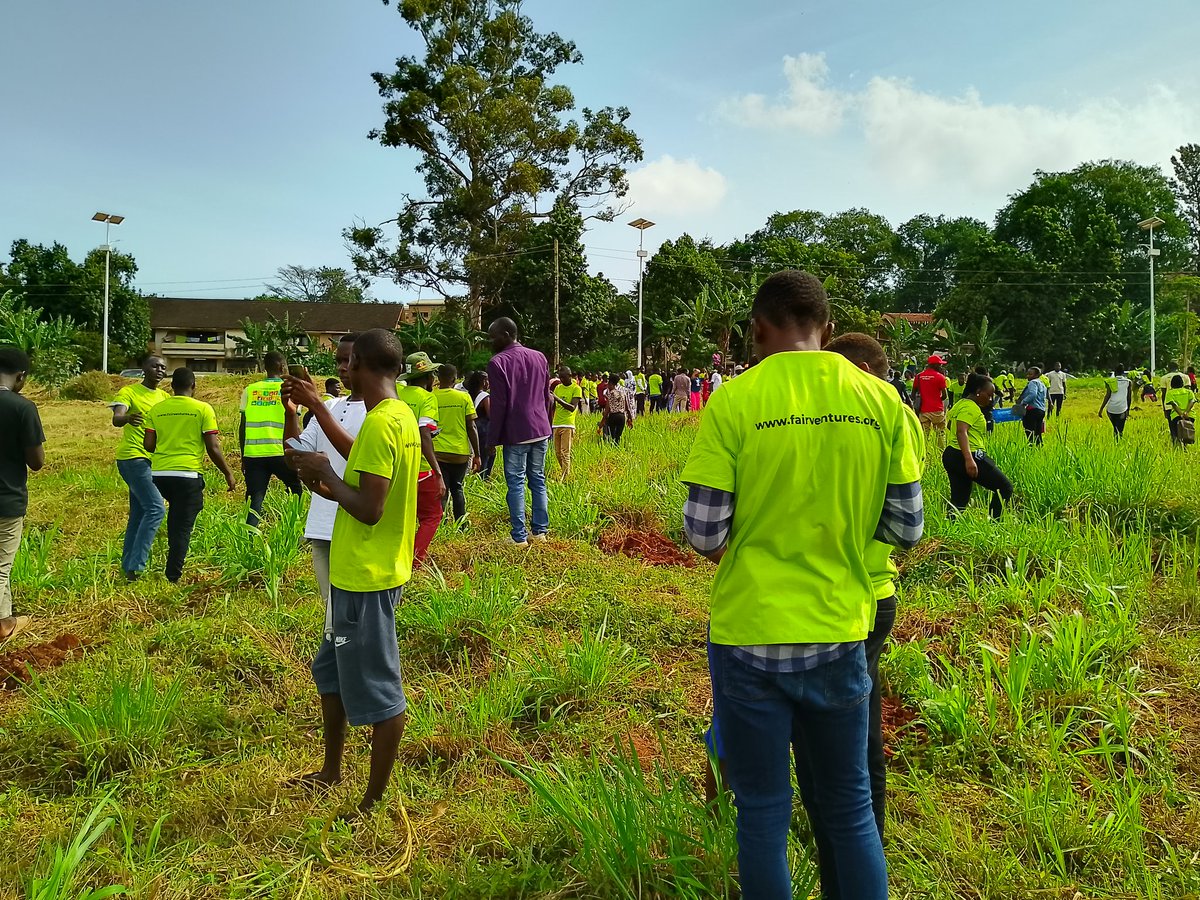 We planted 600 trees today at Kyambogo University. #WorldForestDay