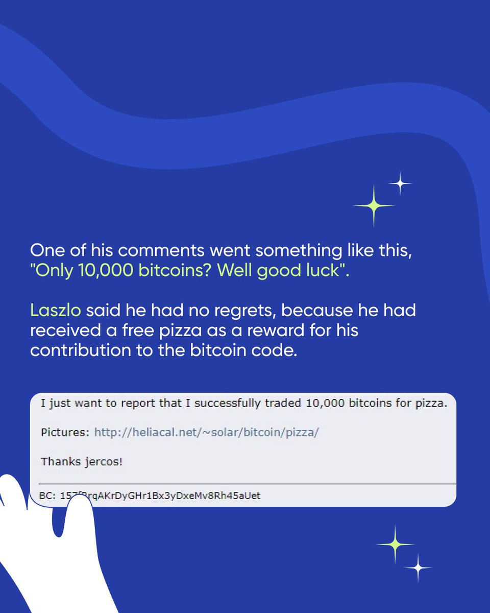 🍕 The story of how a man bought a pizza for 10 000 bitcoins.