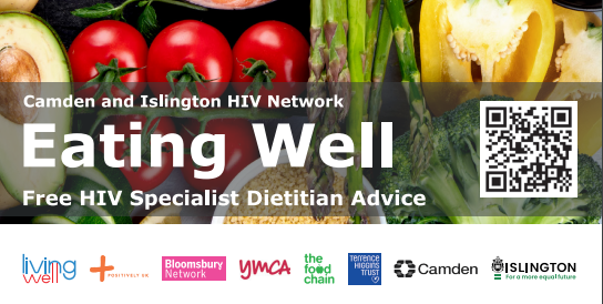 Exciting news! 'Eating Well' is here! Free support for people living with #HIV in Camden & Islington. Get 1-on-1 guidance from HIV Specialist Dietitians. Limited spots available, sign up now: candinetwork.com/signup🍎 #HIVSupport