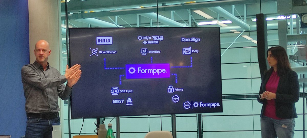 Formpipe's tweet image. Last week, Formpipe was thrilled to present at @Temenos Partner Day, alongside our valued partner @ExateTech. 

A big thank you to Temenos for hosting such a productive and insightful event. 

#Formpipe #Temenos #eXate