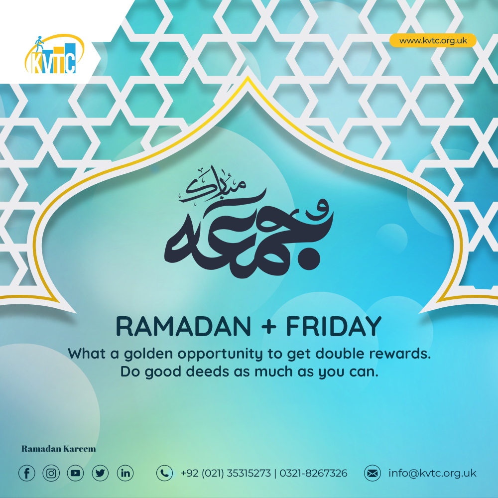 Ramadan + Friday
What a golden opportunity to get double rewards.
Do good deeds as much as you can.
Second Jummah of Ramadan, Mubarak to all!
#jummahmubarak #jummahmubarak📷 #friday #ramadankareem #secondjummamubarak #secondjummahoframadan #aapseaurhumse #QabilHaiPakistan