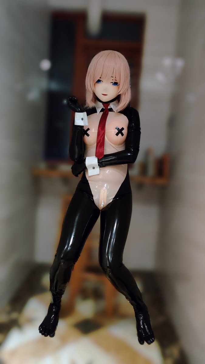 🐰test #kigurumi #着ぐるみ #LATEX #rubber