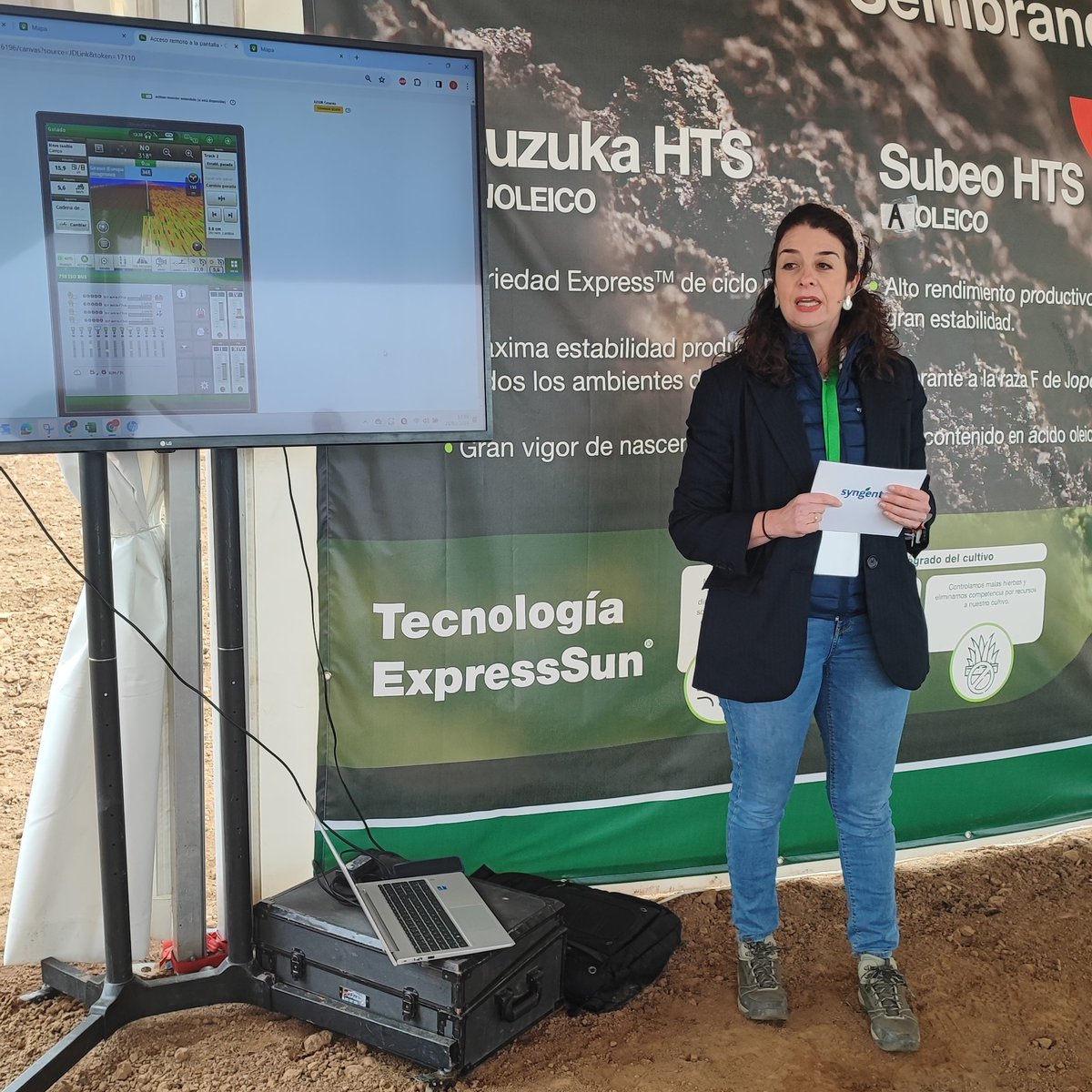 SyngentaES's tweet photo. #SyngentaSemillas 🌻
#CropEX es un programa experimental que recoge y analiza datos de toda la red europea de ensayos tecnológicos de Syngenta, después los correlaciona y establece cuales son las combinaciones varietales y tecnológicas más exitosas para cada parcela y condiciones de cultivo.
🎥 Se está visualizando una siembra variable en directo, con diferentes densidades, técnica utilizada en el programa experimental #CropEX.
#SyngentaInnovación #Agricultura #GenéticaSyngenta #LetsGoAndGrowTogether
