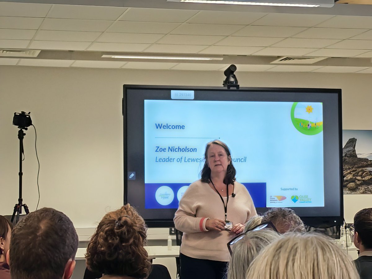 Steve Masters (@anothervoicewb) on Twitter photo Great to be attending the <a href="/CESouthNRG/">Community Energy South</a> regional forum.
Wonderful to see <a href="/zoenicholson4/">Zoe Nicholson</a> & Emma O'Brien from #Lewes Council
& <a href="/TheGreenParty/">The Green Party</a> welcoming delegates.
#CommunityEnergy Great to be attending the <a href="/CESouthNRG/">Community Energy South</a> regional forum.
Wonderful to see <a href="/zoenicholson4/">Zoe Nicholson</a> & Emma O'Brien from #Lewes Council
& <a href="/TheGreenParty/">The Green Party</a> welcoming delegates.
#CommunityEnergy