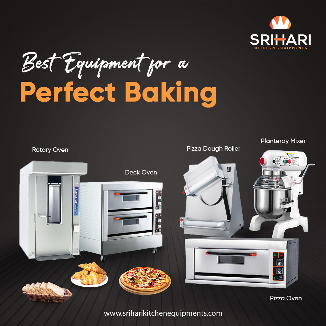 Srihari's #BakeryEquipment has an aesthetic design and the best functionality to grant efficient baking operation. Suitable for small to large-scale bakery kitchens. 

sriharikitchenequipments.com

#RotaryOven #DeckOven #PizzaDoughRoller #PlanterayMixer #Sriharikitchenequipments