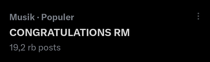 CONGRATULATIONS RM
CONGRATULATIONS NAMJOON

#Persona100M 
#CongratulationsRm
#CongratulationsNamjoon