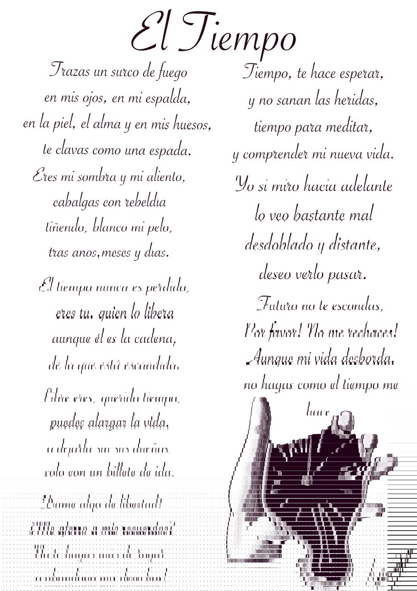 LokuraLupica's tweet photo. FELIZ DÍA DE LA POESÍA!
Aquí os dejo mi poema, me hubiese gustado escribir 1oda, pero mis problemas de salud no lo han permitido. La 1° y 2° cuarteta están inspiradas en las letras de @tinotovar!🫂🥹❤️
#poesía #diadelapoesia
#21deMarzo
#literatura
#literat
#poemas
@Iris_CU93 https://t.co/4IMDX5BqUO
