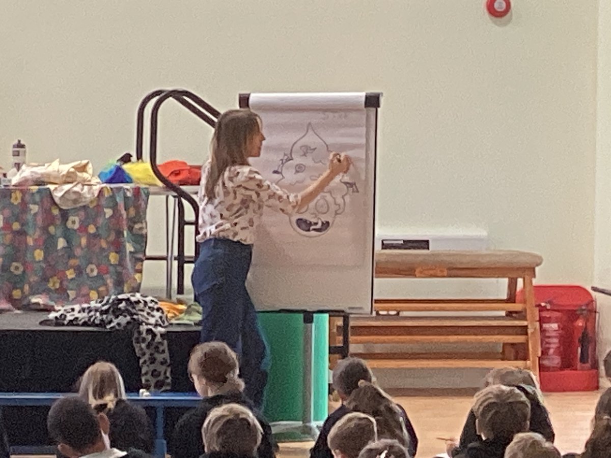 Jenny McLachlan, Land of Roar Author, visited Year 5 and 6 today for a fabulous, creative writing workshop.