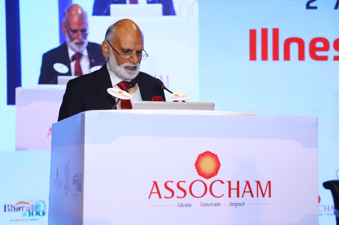 In his concluding remarks, at the #ASSOCHAMAwarenessSummit on #IllnesstoWellness, Mr. Anil Rajput, Chairperson, ASSOCHAM National Council on CSR,  expressed gratitude to all the panelists and the chief guest for their participation and contributions. He also extended thanks to