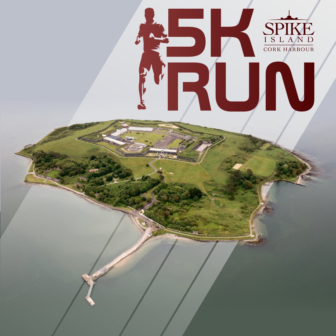 🏃‍♂️Lace up your running shoes and join us for the exhilarating #SpikeIslandCork 5km Race! Returns on Saturday 13 April. 🕔Race kicks off at 5:25pm, all levels welcome - run or walk the 5km or 3km course. 🏅See you at the starting line 👉bit.ly/SpikeIsland5km #CorkRunning