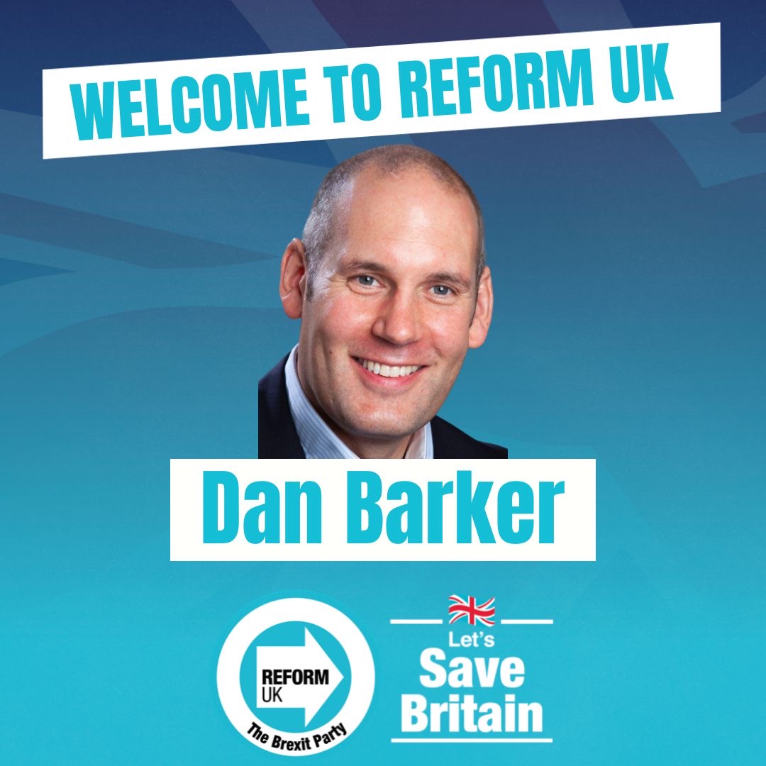 Another senior Tory defects to Reform UK… Their Manchester Mayoral candidate…. Welcome Dan!