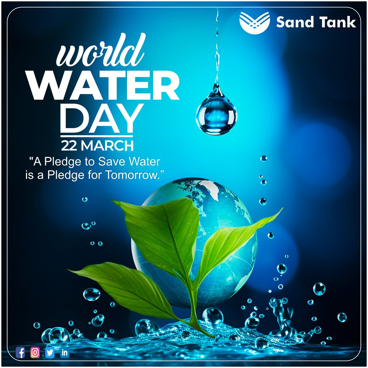 Access to clean water is a basic human right. On #WorldWaterDay, let's stand in solidarity with communities worldwide facing water challenges and commit to sustainable solutions. 💧🌍 

#Sandtankfoundation #HappyWorldWaterDay #SustainableFuture #WaterForAll #WaterConservation