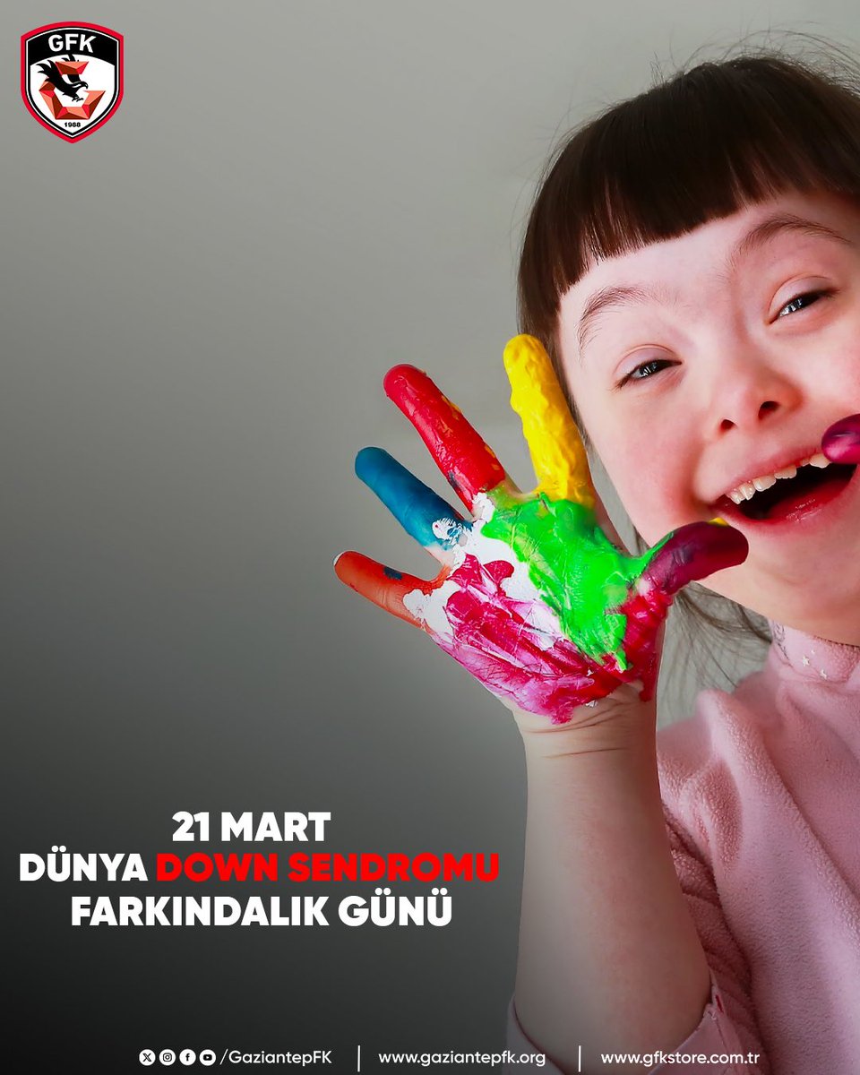 🙌🏻 Down Sendromu bir hastalık değil farkındalık, dünyaya kattığınız +1 değerin farkındayız.

#21MartDownSendromuFarkındalıkGünü