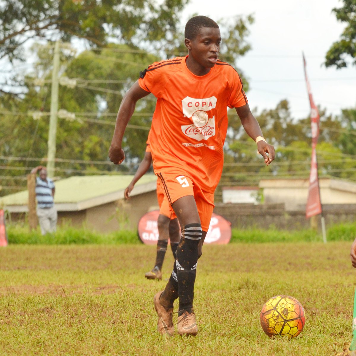 Allan Okello back in 2017 at Copa Coca Cola in Masaka @VipersSC