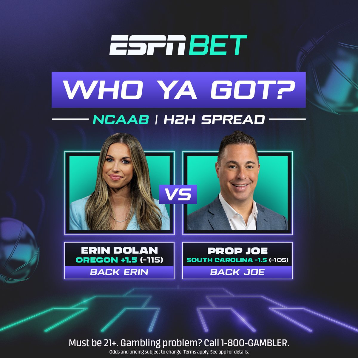 SO @JoeFortenbaugh and I are going to head to head. #ad espnbet.app.link/a2MMHmwiOEb?%2…