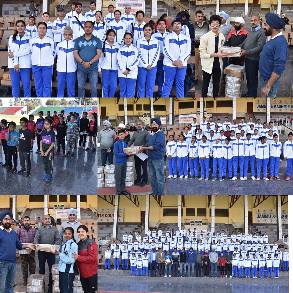 @JKSportsCouncil distributed sports kits among the registered trainees of its Khelo India Centres, shortly after transferring cash awards to outstanding performers at International and National levels. #SportsDevelopment #KheloIndia #AthletesSupport #JKSports