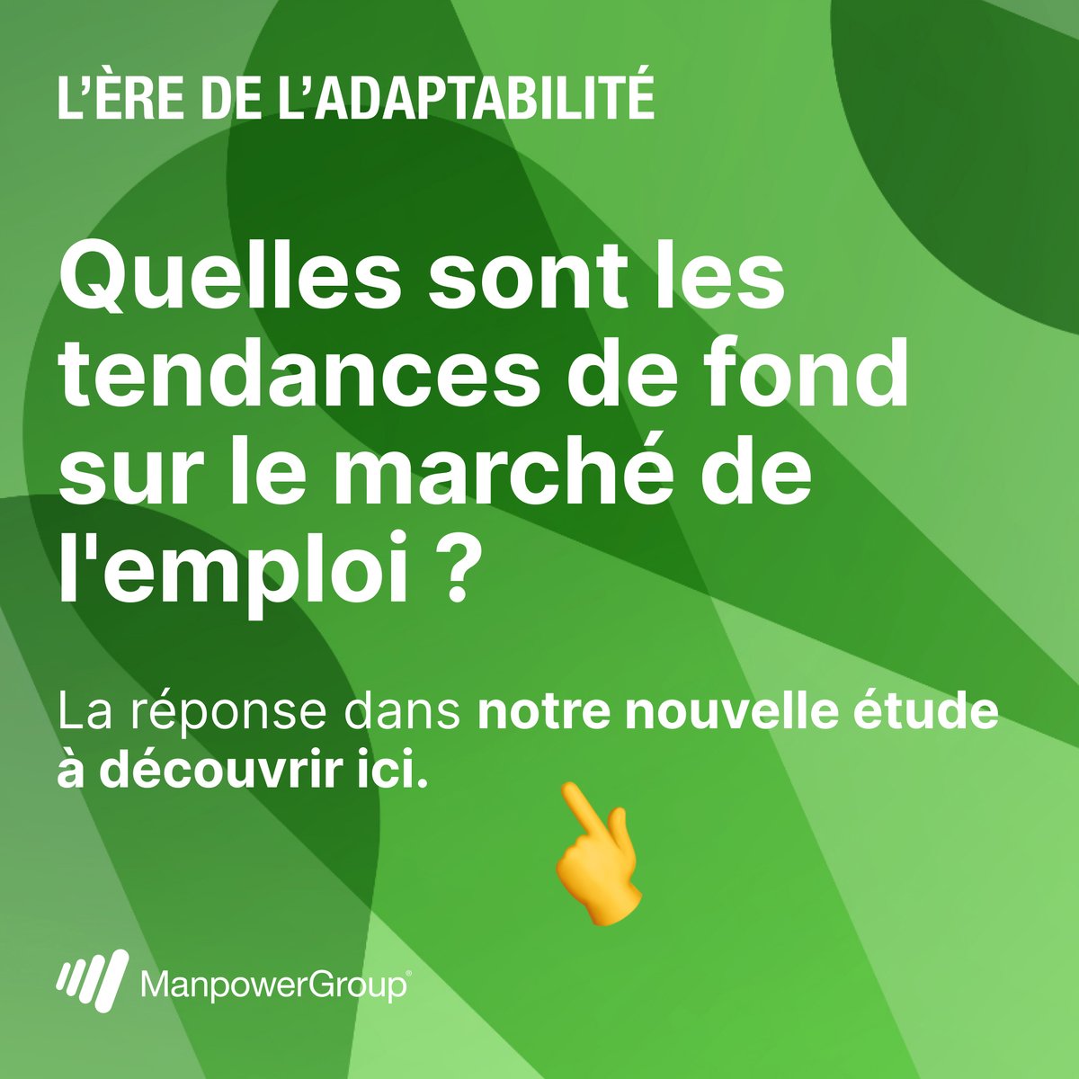 Dans un monde de transition sur le plan écologique, numérique et démographique ; ces transitions se répercutent sur le monde du travail. Pour décrypter et aider les entreprises @ManpowerGroup a catégorisé 4⃣ axes de fond pour donner des clés de lecture ➡️ hub.talentsolutions.manpowergroup.fr/rapport-theage…