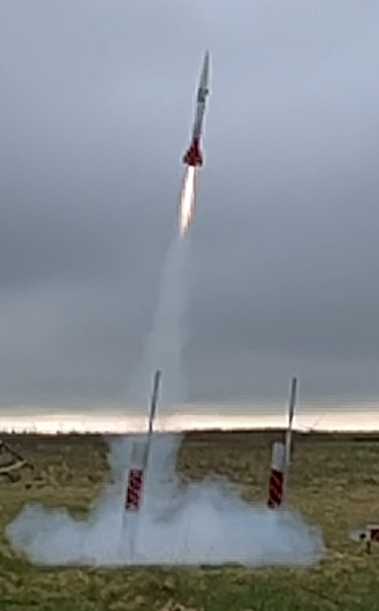 PhysicsatFettes's tweet photo. T-minus 5 for the 2 @Fettes_College teams who went down to Strathaven Airfield for the first round of the Esero sponsored CanSat Competition. A fantastic learning experience, getting to launch their modules in rockets. https://t.co/cqn2B8gskf