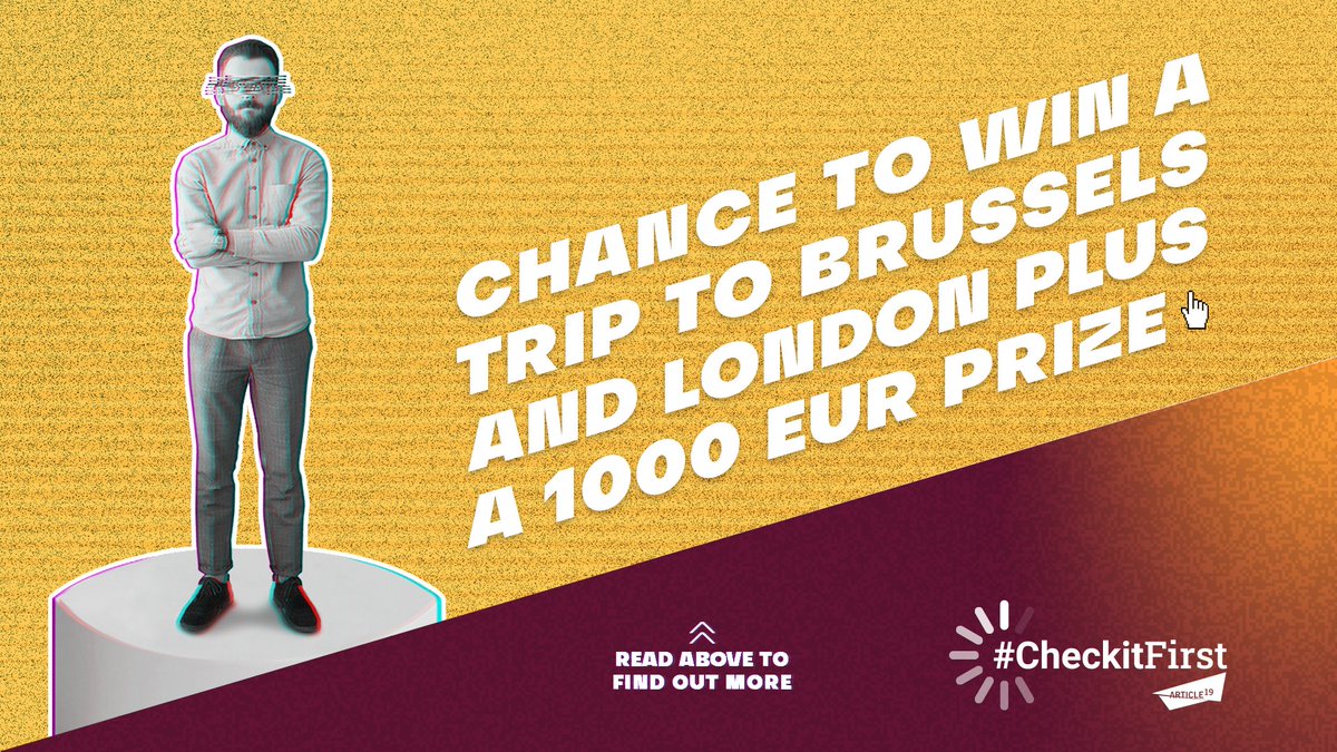 article19org's tweet photo. 🚀 Journalists in Western Balkans: #Serbia, #Montenegro, #Bosnia, and #Kosovo!

🏆 Showcase your commitment to ethical journalism and apply for #EthicalJournalismAwards to win:
▪️ Study visit to Brussels & London
▪️ €1000 prize

🗞#CheckitFirst and apply by April 12
🕛 Details and submission form is on link: https://t.co/g875JIHBLj