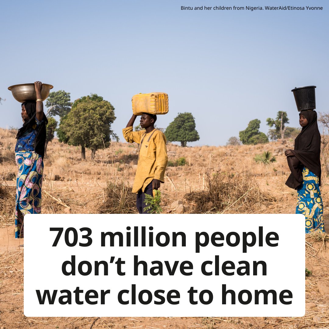 Not enough funding. Extreme geographies. Climate change. 

These are just some of the reasons why 703 million people in the world still don't have clean water close to home.

👉 Read the blog: brnw.ch/21wI5au

#WorldWaterDay #CleanWater
