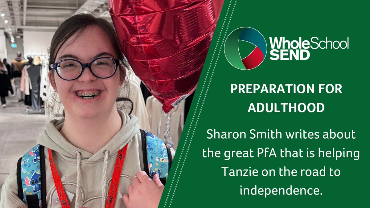 A happy and fulfilling adulthood does not ‘just happen’. Take 5 mins on #WorldDownSyndromeDay to read about the support that's helped set Tanzie on the road to independence. Read now: ow.ly/XLEu50QYvxH @dsainfo @ndticentral #EndTheStereotypes #PreparationForAdulthood #SEND