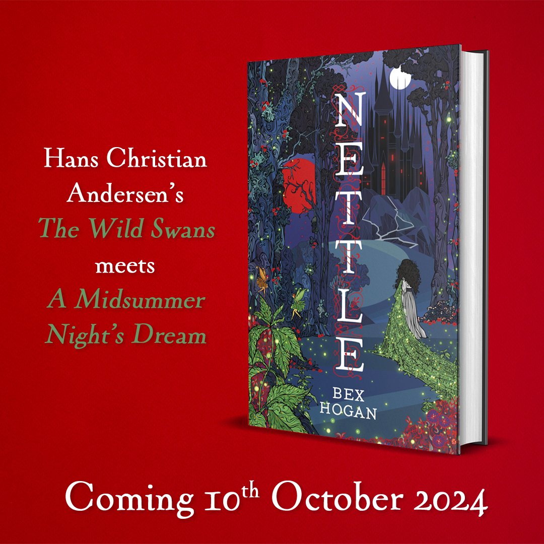 We are SO excited to reveal the beautiful cover for #Nettle, the new YA novel by @bexhogan 📚 Inspired by faery myth and folklore, this is the haunting, heart-wrenching tale of a girl called Nettle in a dark, foreboding faery kingdom ✨ Coming Oct 2024 amzn.to/3Pylbce