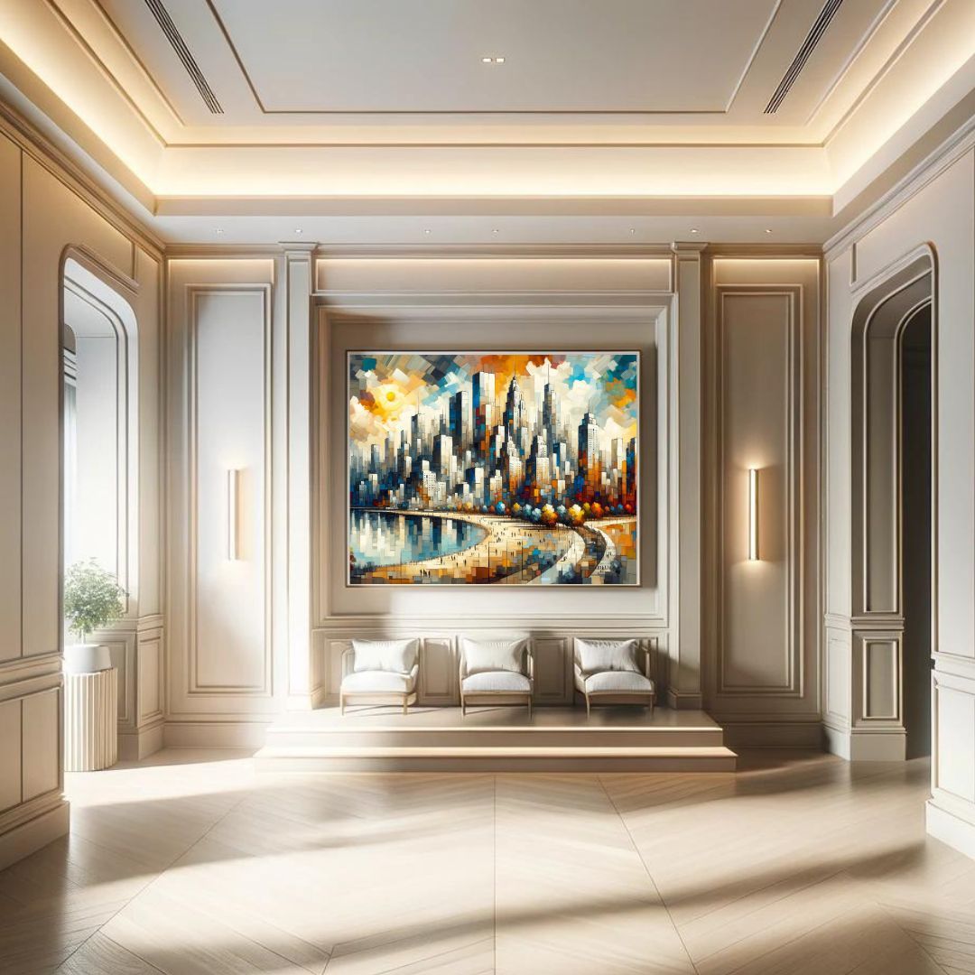 Create a welcoming entry with art that makes a statement. 🖌️ Our hallway collection is designed to impress at first sight. 
#HallwayDecor #FirstImpressions #ArtLovers #HomeEntrance #WallArt