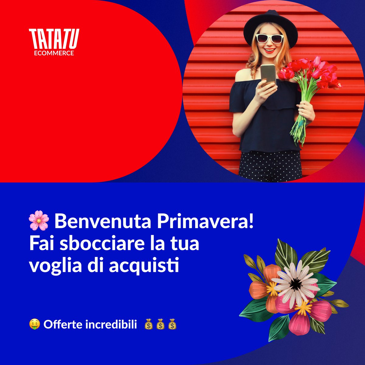 Benvenuta Primavera! 🌸 La nostra nuova collezione primaverile è pronta come mai prima d'ora! 
Puoi risparmiare ed essere sempre alla moda usando i tuoi TTU Coin! 
Esplora la nostra collezione fashion e accessori e aggiorna il tuo guardaroba con stile! 🛍️ow.ly/ATOQ50QYypc